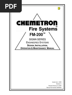 Manual Fm 0 Sigma Chemetron Pdf Valve Chemistry