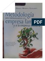 Metodologia para Institucionalizar A La Empresa Familiar y A La Empresa Mediana - Victor Manuel Mendivil Escalante 117