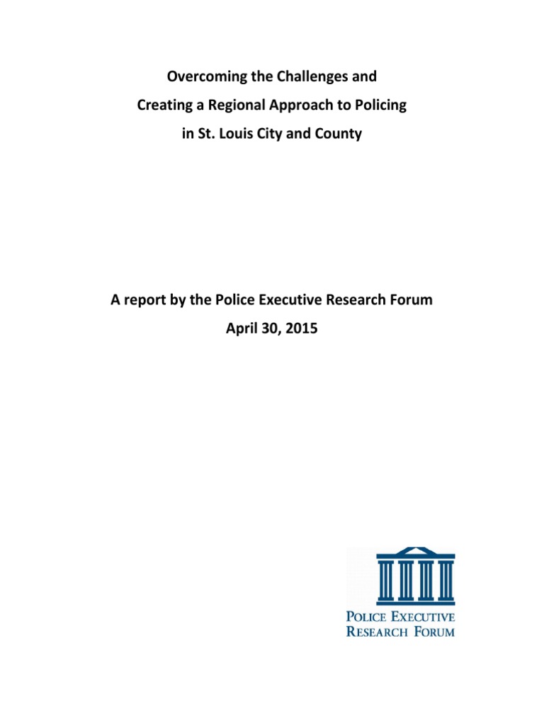 Regional Policing Solutions for St. Louis | PDF | Social Science