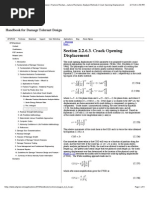 DTD Handbook: Section 2.2.6.3. Crack Opening Displacement