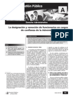 Funcionarios Designacion y Remocion