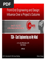 Feed Influence on Project Outcome Whiteside Nflaacei Nov 2010