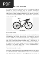 Bicis de Carrera y Su Clasificación