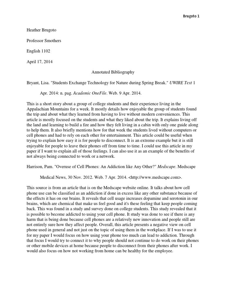 Annotated bibliography wiki picture