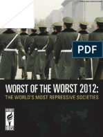 Worst of The Worst 2012 Final Report
