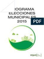 Programa Municipales 2015