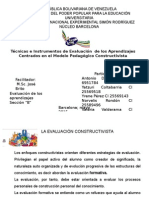 Técnicas e Instrumentos de Evaluación