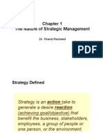 The Nature of Strategic Management: Dr. Firend Rasheed