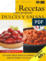 168 Recetas Para Preparar Dulces y Salsas
