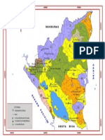 Mapa de Cuencas Hidrograficas de Nicaragua