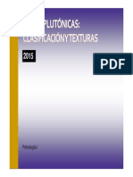 04 - Rocas Plutónicas, Clasificación y Texturas