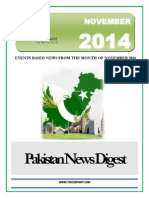 Pakistan News Digest November - 2014