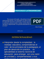 Presentacion Pensamiento Pedagogico-LATINOAMERICANO@