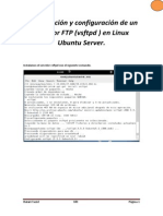 Instalación y Configuraciónn FTP Linux