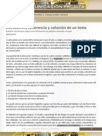 Adecuacion Coherencia y Cohesion de Un Texto