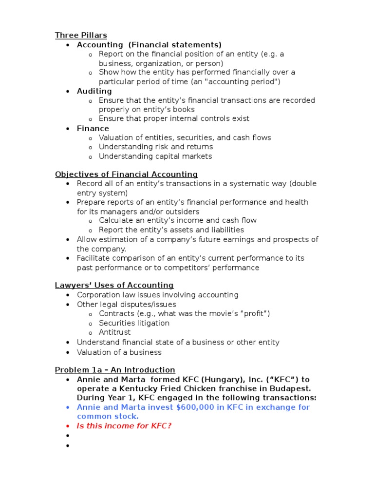 Accounting For Lawyers Outline Debits And Credits Generally