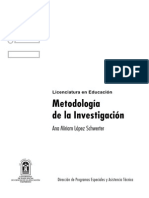 Ana Miriam López Schwerter, Metodología de La Investigación