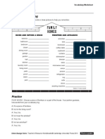 Interchange4 Intro Level Unit7 Vocabulary Worksheet