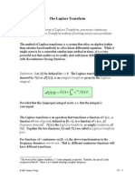 Notes Laplace Transforms