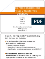 Adicciones DSM IV DSM 5 CIE-10