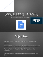 Google Docs Training Slides