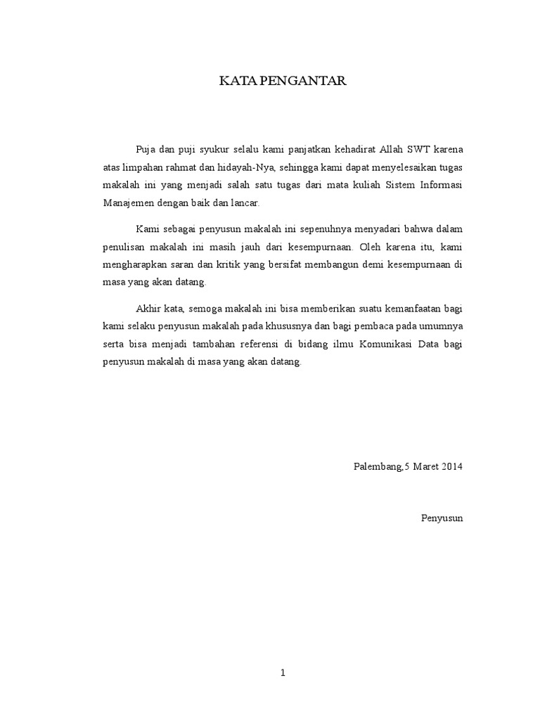 Makalah Sistem Informasi Akuntansi