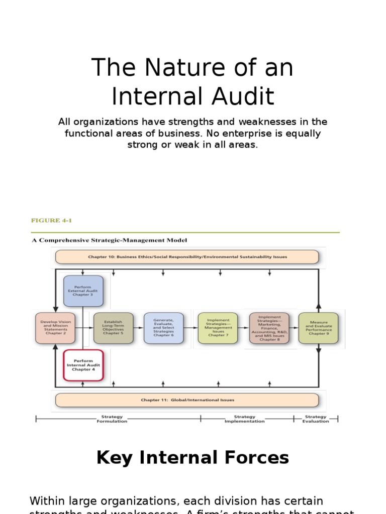 The Nature of An Internal Audit | PDF | Weighted Arithmetic Mean ...