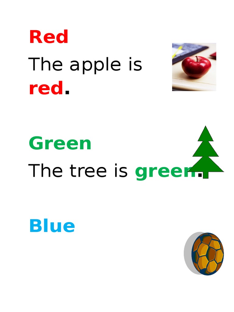 Apple Color Description | PDF | Home & Garden