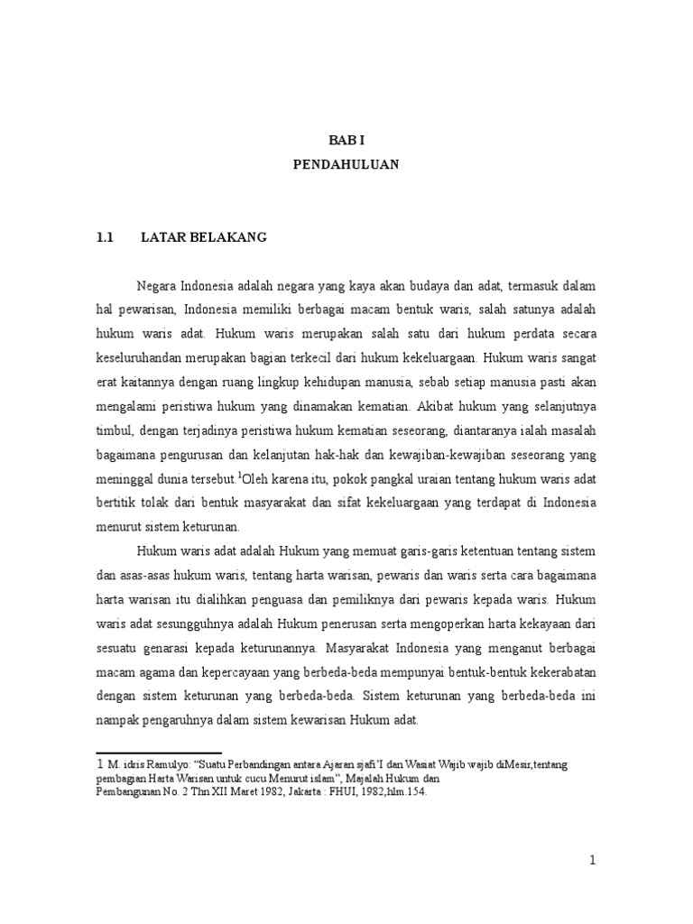 Budaya Hukum Waris Adat Bali