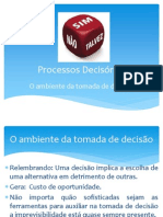 Processos Decisórios - 1