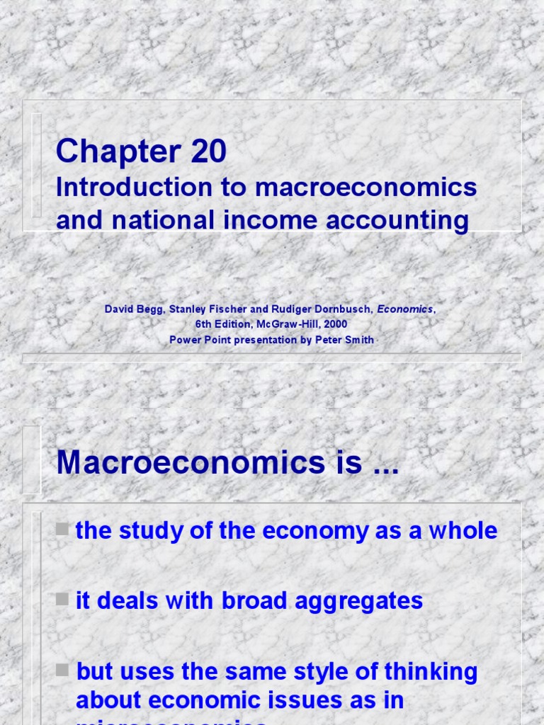 3 - Introduction To Macroeconomics and National Income Accounting | PDF ...