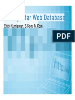 Pengantar Web Database