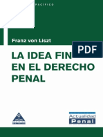 La Idea Fin en El Derecho (Franz Von Lisz) 01