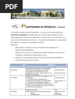 CENTENÁRIO DA REPÚBLICA