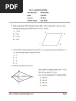 Download Soal UAS Matematika Kelas 7 SMP Kur 2013 by Santana Putra SN264173824 doc pdf