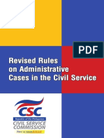 Revised Rules on Administrative Cases in the Civil Service