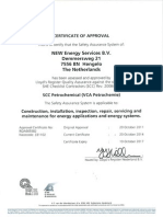 Certificaat VCA Petrochemie