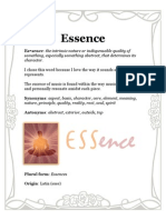 Essence Word Project
