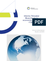 Informe Trimestral Situación Económica Española 1T 2015 Círculo de Empresarios Abril 2015