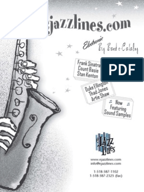 Jazz Lines Bigbandcat, PDF, Saxophone