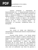 Responsabilidade Civil Do Médico
