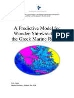 Predictive Model for Wooden Shipwrecks in Greek Waters