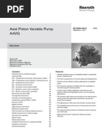 A4VG Variable Displacement Pump Manual | PDF | Transmission (Mechanics ...