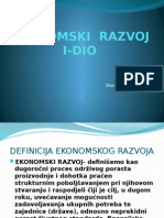 Power Point - 1-Ekonomski Razvoj