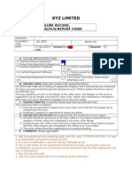 Failure Record Analysis