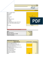 Premium Break Up: Private Car Calculators Version V 8.1 This Calculator Will Be Valid Till 31St May 2015 Only