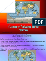 Climas y Paisajes de La Tierra