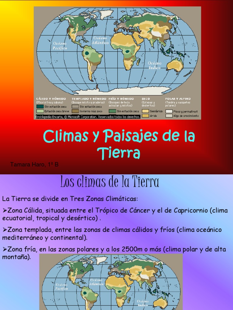 Mapa De Zonas Climáticas En Crecimiento