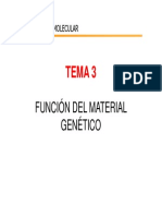 Tema 3 GMYC - 2014-15 - Función Del Material Genético