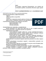 fiziopatologia tractului gastrointestinal si a glandelor sale anexe